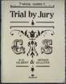 GILBERT & SULLIVAN TRIAL BY JURY VOCAL SCORE CHAPPELL