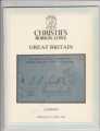 Christies Robson Lowe Great Britain Auction Catalogue 1989