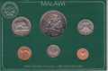 Malawi 1971 First Decimal Coinage Proof Set UNC