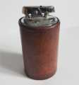 RONSON LEATHER TUBE TABLE LIGHTER