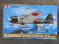 TAMIYA 61025 1/48 MITSUBISHI A6M3 ZERO FIGHTER HAMP