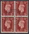 KGVI SG464 1937 1.5d First Day Issue Cancelled Unused