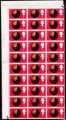 SG752 SG752a 1967 4d Discovery Complete Sheet Broken Scale Flaw MNH