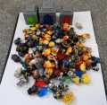 WORLD OF WARRIORS JOB LOT x 160 FIGURES PLUS 3 TOWERS JOB LOT